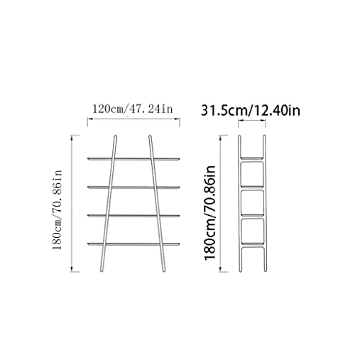 LCARS Four-Story Trapezoidal Floor-Standing Bookshelf