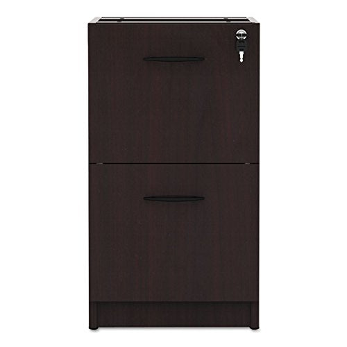 Alera VA542822MY Alera Valencia F/F Drawer Full Pedestal, 15 5/8w x 20 1/2d x 28 1/2h, Mahogany