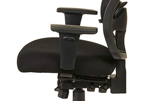 Alera ALEET4117 Etros Series High-Back Multifunction with Seat Slide Chair, Black