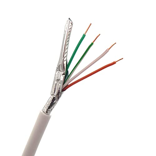 DAVITU Telephone Communication Cable - 4 Core 0.4 Pure Oxygen Free Copper 200m