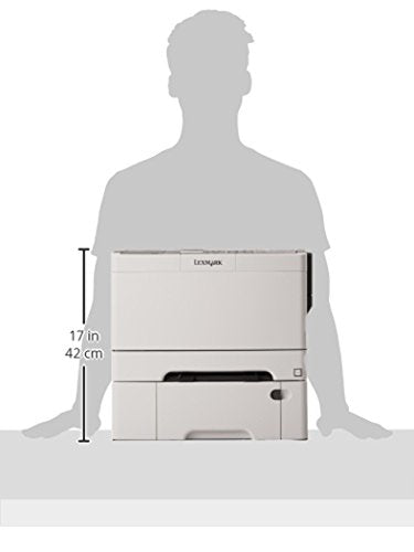 Lexmark CS410dtn Color Laser Printer with 550 Sheet Tray, Network Ready, Duplex Printing and Professional Features