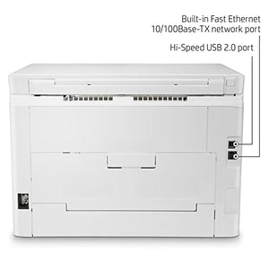 HP Laserjet Pro MFP M182 nw All-in-One Wireless Color Laser Printer, White - Print Scan Copy - 17 ppm, 600 x 600 dpi, 8.5 x 14, 2-Line LCD with Numeric Keypad Display, Ethernet
