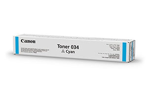 Canon 034 Toner Cartridge (Cyan, 1 Pack) in Retail Packaging