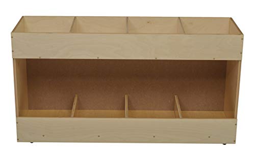Childcraft Single-Sided Mobile Book Center, 47-3/4 x 14-1/2 x 25-3/4 Inches