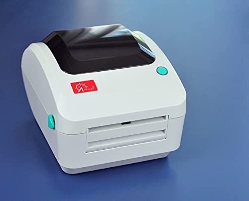Arkscan 2054A USB + Ethernet/LAN Shipping Label Printer, Support Amazon Ebay PayPal Etsy Shopify Shipstation Stamps.com Ups USPS FedEx DHL On Windows & Mac, w/ 1 Roll of 4x6 Shipping Label