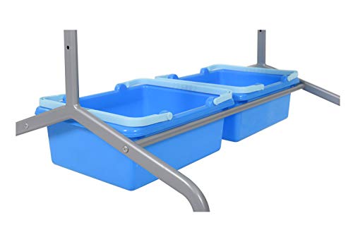 Offex Classroom Chart Stand with Storage Bins