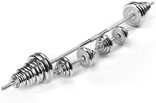 Dumbbells Set, 110lb Adjustable Fitness Free Weights Dumbbells with Connecting Rod for Gym Work Out Home Training, Suitable for Men and Women, 2 Pieces/Set