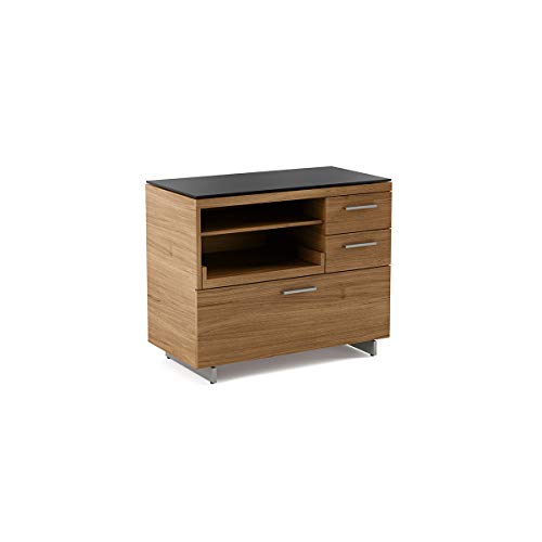 BDI 6017 WL Sequel Multifunction File & Storage Cabinet, Natural Walnut
