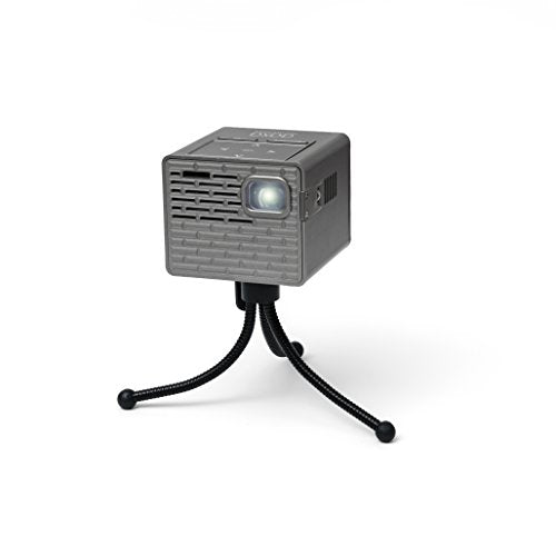 AAXA P2-B LED Projector - Support Full HD 1080P for Smartphone, iPhone, Gaming, Laptop, Travel with Mini-HDMI, Onboard Media Player, and up to 150min Battery Life