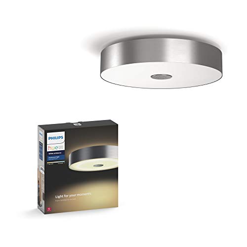 Philips Hue White Ambiance Fair Dimmable LED Smart Flushmount (Works with Alexa  Apple HomeKit, and Google Assistant)