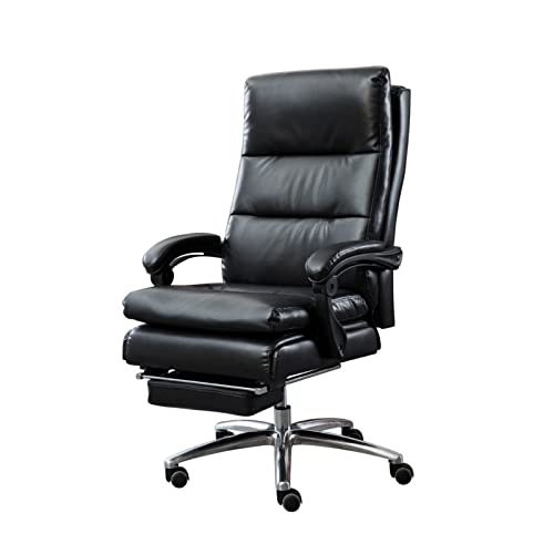 XZBXGZWY Boss Chair Electric Massage Managerial Executive Gaming Cowhide Swivel Office Chairs