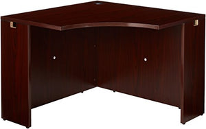 Lorell LLR69918 69000 Series Corner Desk, Mahogany