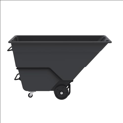 Akro-Mils 77810BLACK Akro-Tilt Heavy-Duty Utility Cart, 2000 lbs. Capacity, Black