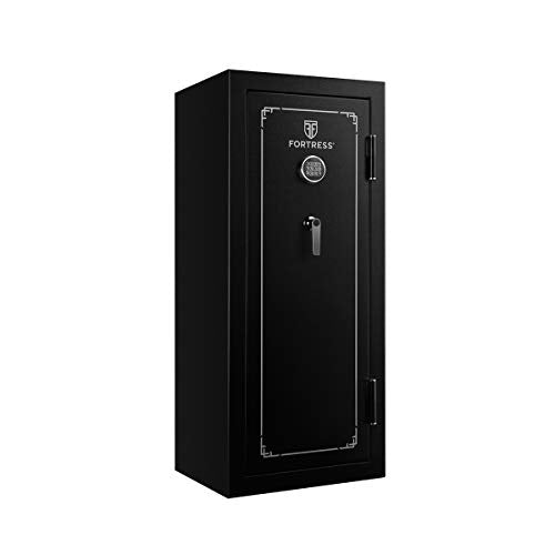 Fortress 24 Gun Fire Safe with E-Lock, Black