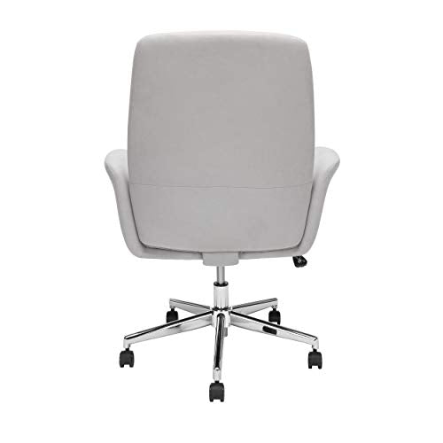 OFM 733-F Modern Fabric Upholstered Office, Cushioned Arm Chair, Grey