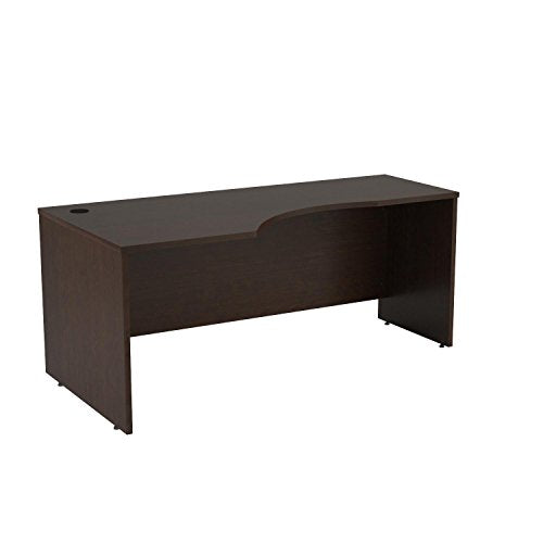 Bush Business Furniture Series C 72W Left Handed Corner Desk in Mocha Cherry
