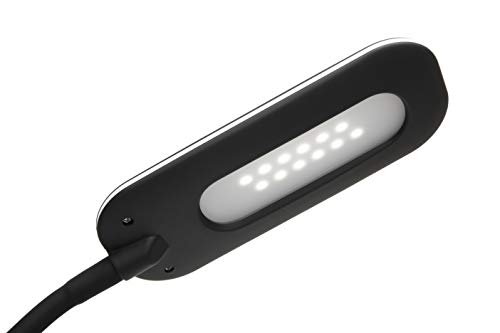 Essentials by OFM ESS-9004-8PK-BLK Ofm Essentials LED Desk Lamp with Integrated Wireless Charging Station (Pack of 8), Black
