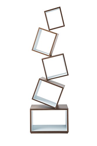 Malagana Equilibrium Bookcase Wood Collection (Celeste)