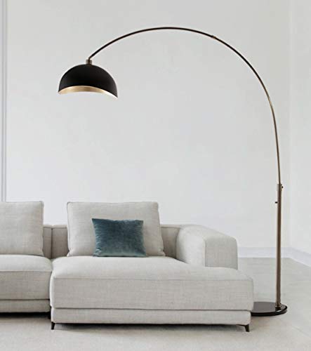 Nova of California 2111017 Luna Bella Arc Lamp, Weathered Brass