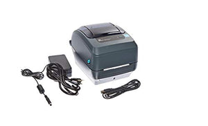 Zebra - GX420t Thermal Transfer Desktop Printer for Labels, Receipts, Barcodes, Tags, and Wrist Bands - Print Width of 4 in - USB, Serial, and Parallel Port Connectivity (Renewed)