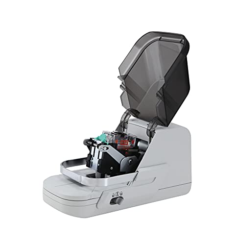 MAX USA CORP. EH-70FII Heavy Duty Electric Flat Clinch Stapler - Powerful, Noiseless, Rapid, Automatic, Touchless Equipment, Gray/Black