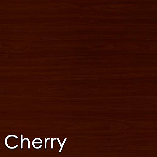 Linea Italia ZUC135 Credenza, Cherry/Silver