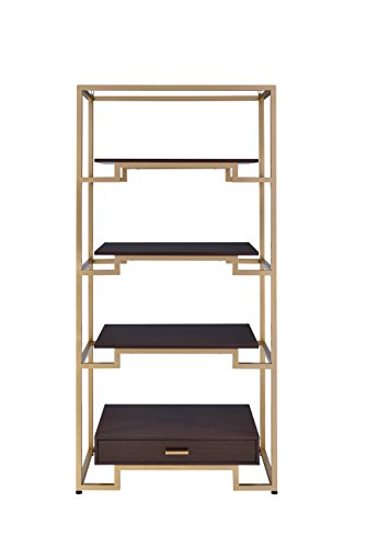 Acme Furniture 92787 Yumia Gold Bookshelf