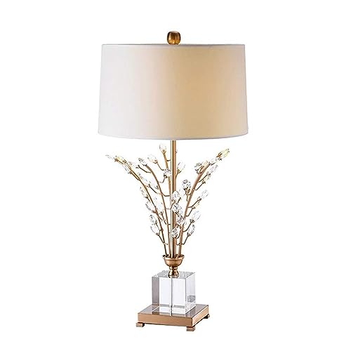 EARSHOT Crystal Desk Lamp Table - Large Bedroom & Living Room Night Light