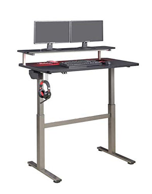 Z-Line Designs ODD0001-848DU Series 1.8 Performance Adjustable Electric Height Working Gaming Desk 48" Grey