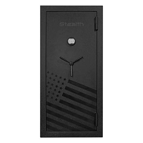 STEALTH Essential Gun Safe EGS28 28 Gun Capacity 30 Minute Fire 59x20x20 CA DOJ Approved