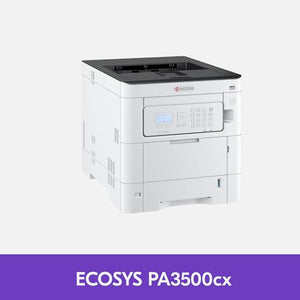 KYOCERA ECOSYS PA3500cx Color Laser Printer 37 ppm, 1200 dpi, Gigabit Ethernet, 5 Line LCD, 650 Sheet Capacity