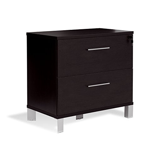 Unique Furniture 525-ESP Lateral File Cabinet, Espresso