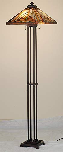 Meyda Tiffany 66228 Lighting, 63" High, Bronze/Dark