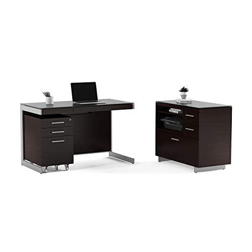 BDI Furniture 6003 ES Sequel Compact Desk, Espresso Stained Oak