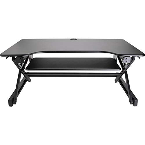 Lorell LLR99759 Deluxe Ergonomic Sit-to-Stand Monitor Riser