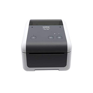 Brother TD4410D 4-inch Thermal Desktop Barcode and Label Printer, for Labels, Barcodes, Receipts and Tags, 203 dpi, 8 IPS, Standard USB and Serial