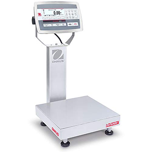 Ohaus D52XW50WQR6 Defender 5000 Washdown Scale, Base Style Square, 100x0.005lb