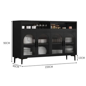 None Storage Sound Scandinavian Living Room Cabinet Cosmetics Wooden Coffee Tea Set Glass Furniture