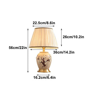 EARSHOT Desk Lamp with Fabric Lampshade - 22" H Night Light
