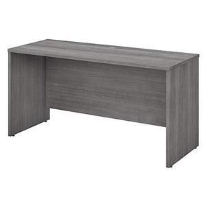 Bush Business Furniture Studio C Collection Desk/Credenza/Return, Platinum Gray
