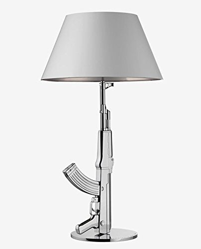 Flos Guns Table Gun Lamp Chrome F2954057 by Philippe Strack 2005
