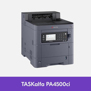 KYOCERA TASKalfa PA4500ci Color Laser Printer 47 ppm, 1200 dpi, Gigabit Ethernet & HyPAS Capable, 4.3" Touchscreen Panel, 650 Sheet Capacity