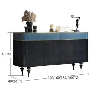 None Display Cabinet with Drawers Sideboard for Living Room (Color: D, Size: 180 * 85 * 40CM)