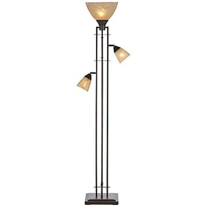 Pacific Coast Lighting City Lines Bronze Torchiere Floor Lamp