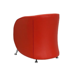 Flash Furniture HERCULES Jet Series Red Leather Lounge Chair