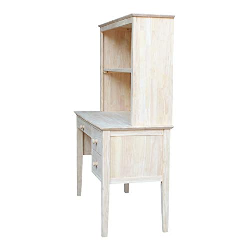 International Concepts K-OF66-65H Desk with Hutch