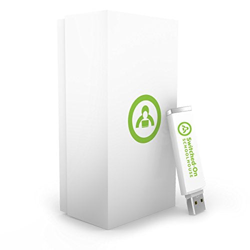 Switched on Schoolhouse, Grade 11, USB Core Subject Set - Math, Language, Science, & History, 11th Grade Homeschool Curriculum by Alpha Omega