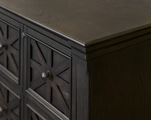 Martin Furniture Traditional Dark Brown Lateral File Cabinet