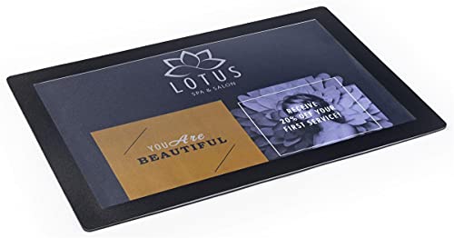 Set of Twenty, Counter Mats, Non-Skid Rubber Bottom, Countertop Sign Holders for 11 x 17 Inch Images, Slide-in Design