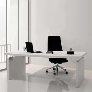 YUYI Clear PVC Desk Chair Mat - Non-Slip Office Carpet Floor Protector - 1.5mm, Various Sizes